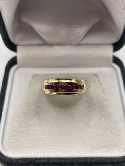 18ct gold ruby ring