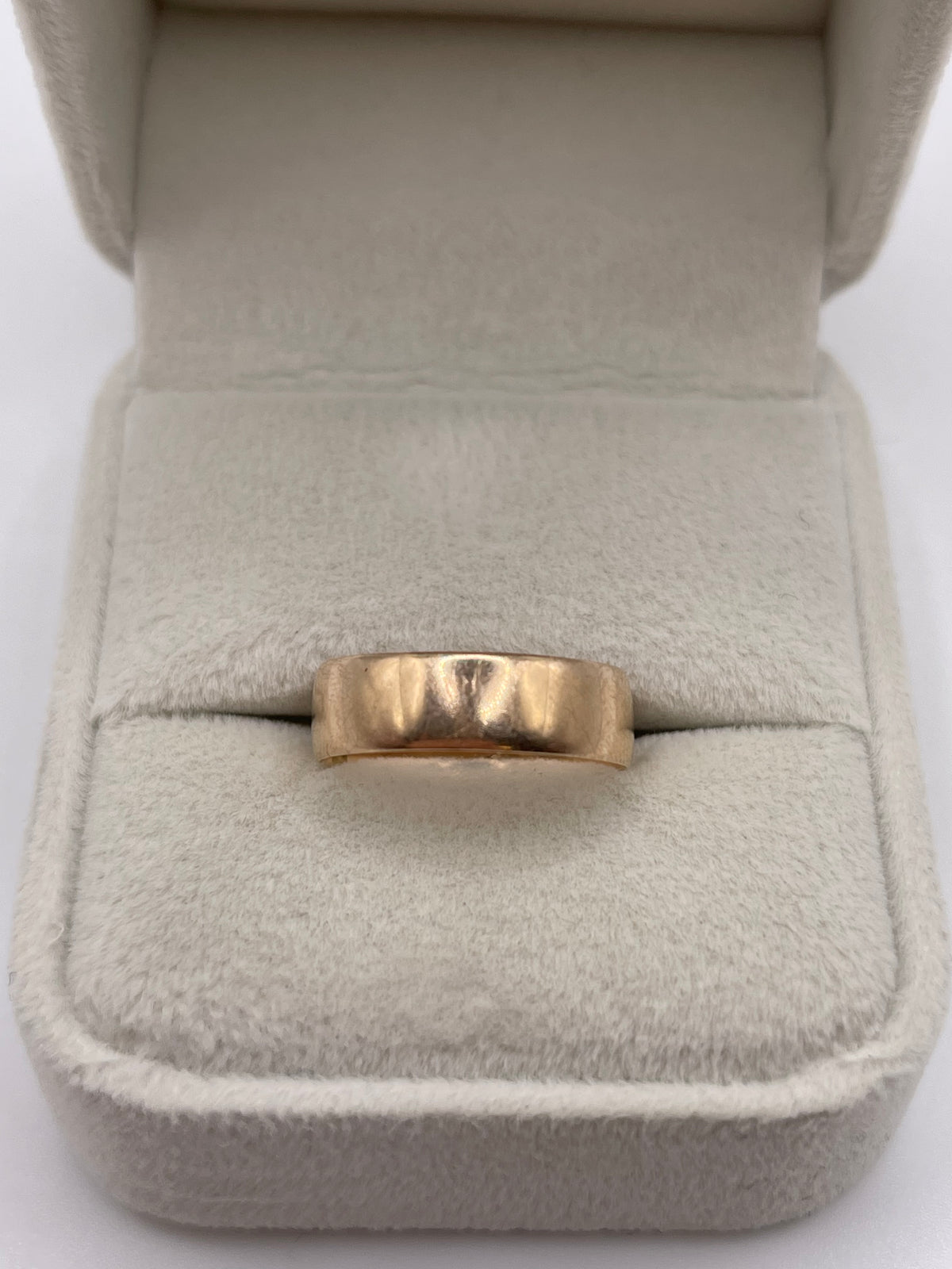 9ct rose gold band