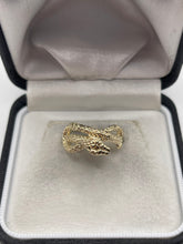 Load image into Gallery viewer, 9ct gold snake ring
