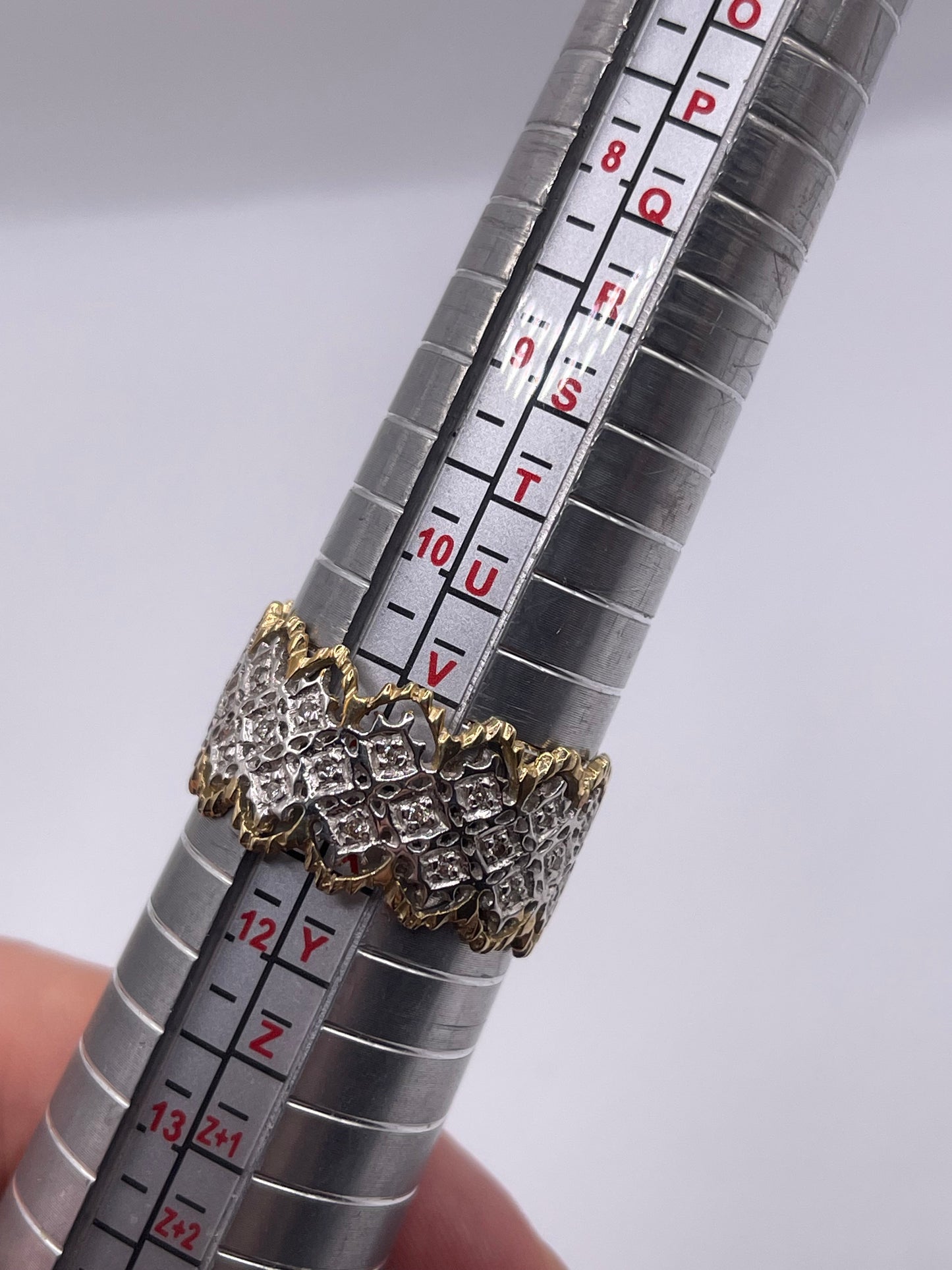 9ct gold diamond eternity ring
