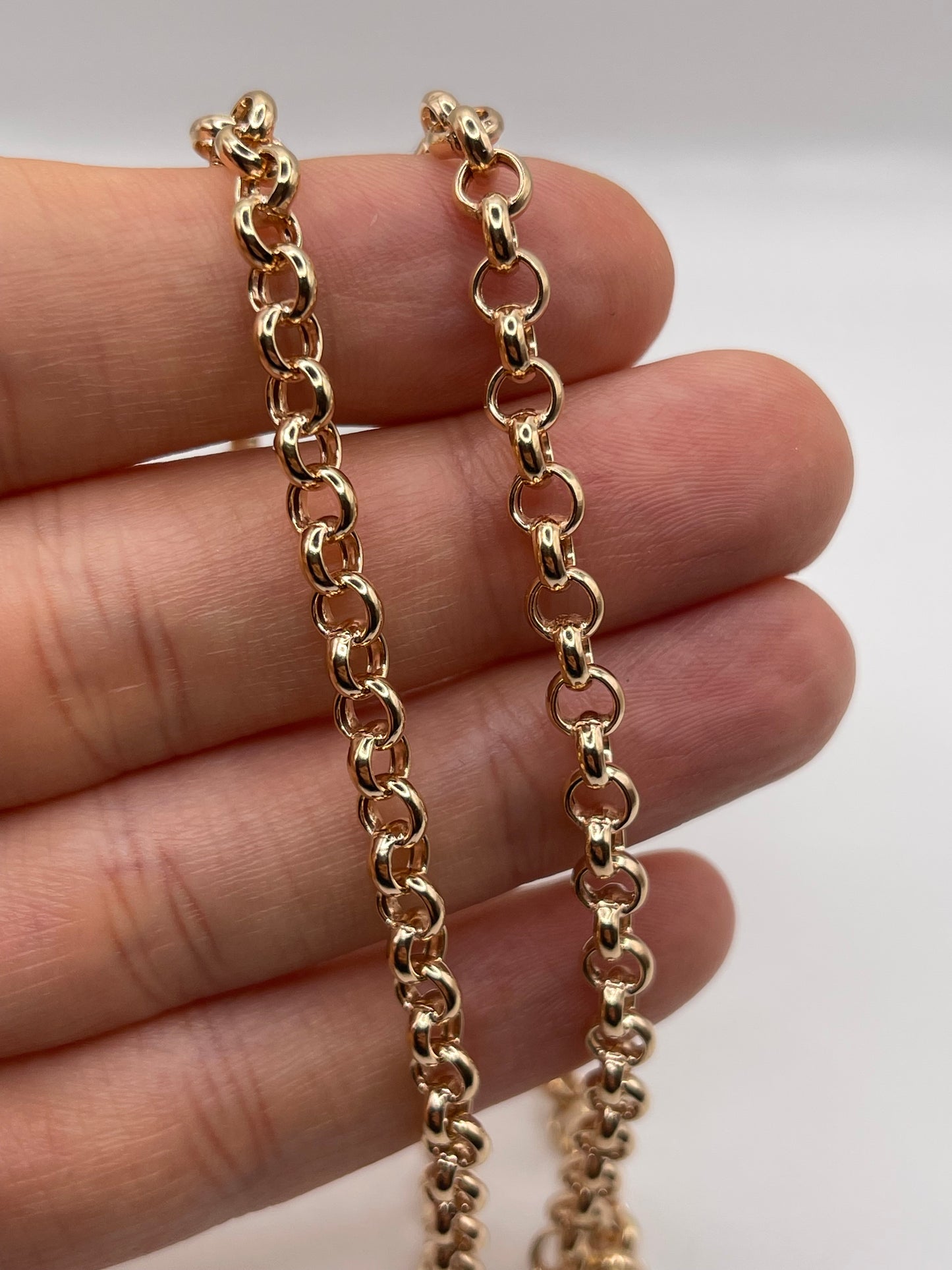9ct rose gold chain 482