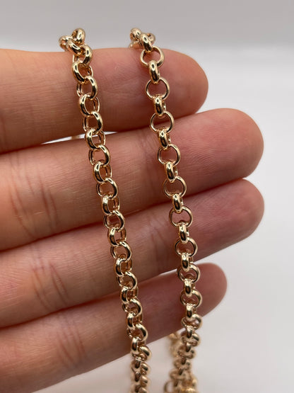 9ct rose gold chain 482