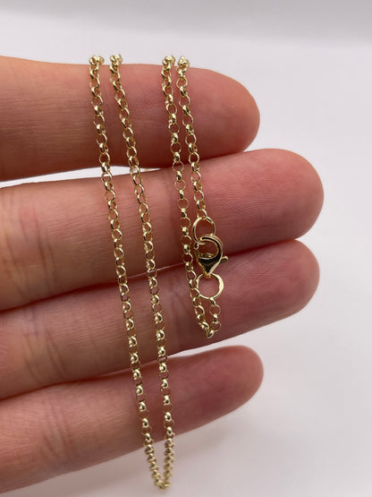 9ct gold chain 372