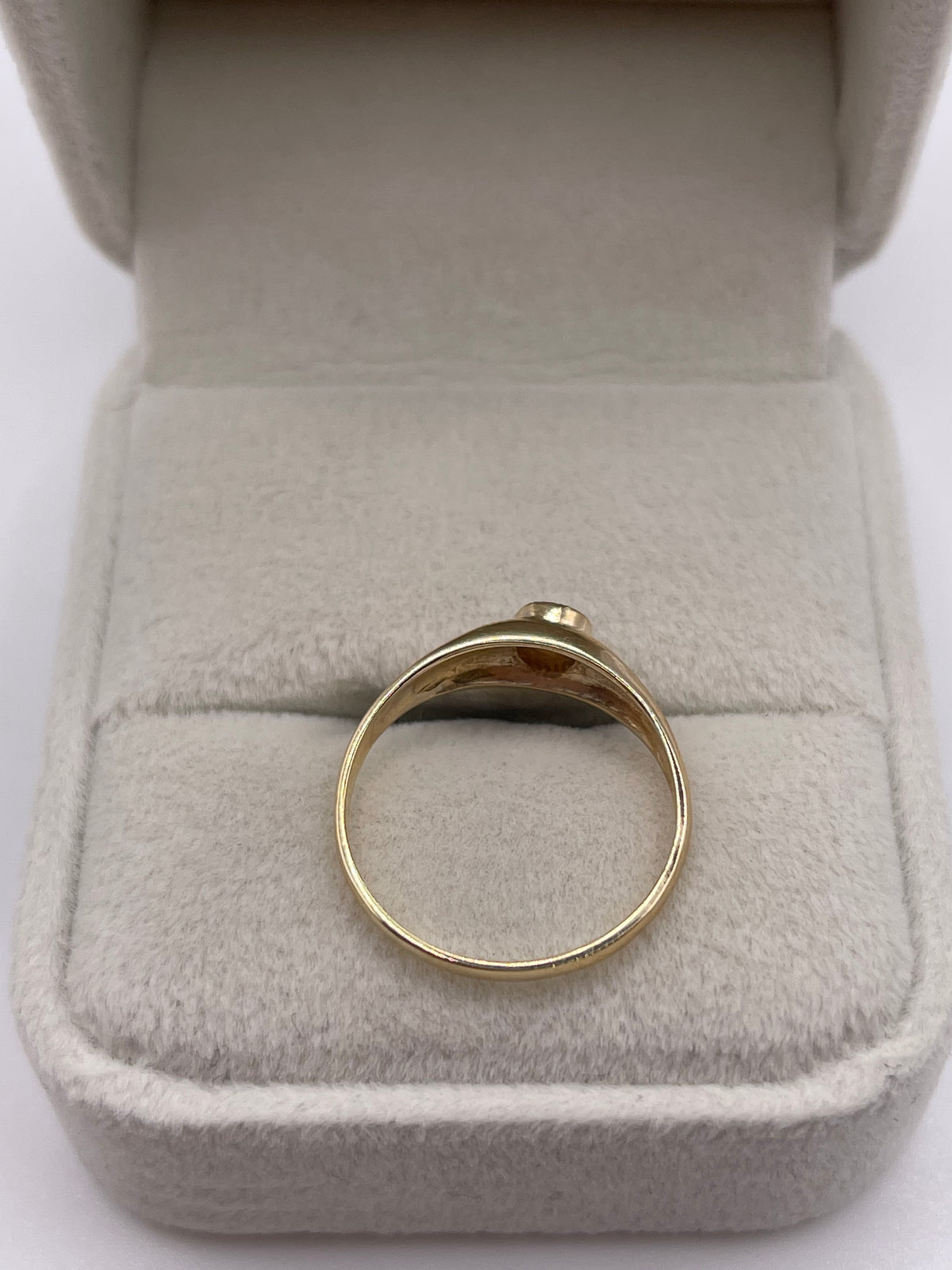 9ct gold opal gypsy ring