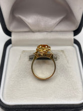 Load image into Gallery viewer, 9ct gold citrine ring
