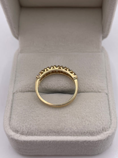 9ct gold diamond ring