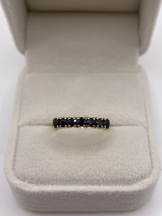 9ct gold sapphire ring
