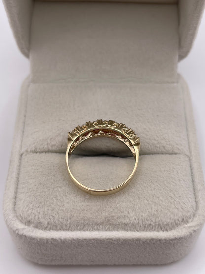 9ct gold ruby ring
