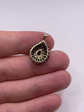 Load image into Gallery viewer, 9ct gold sapphire and diamond pendant
