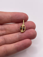 Load image into Gallery viewer, 9ct gold sapphire pendant

