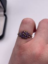 Load image into Gallery viewer, 9ct gold amethyst ring
