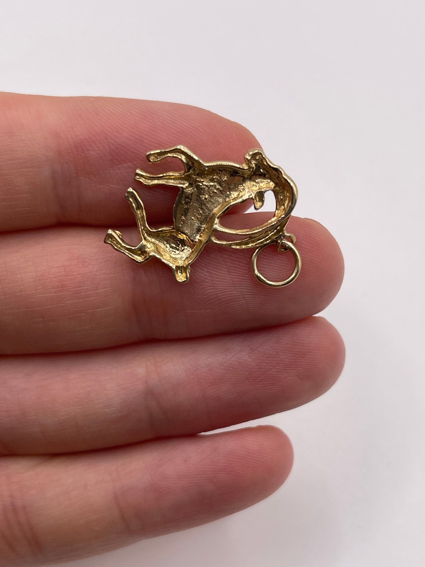 9ct gold Capricorn pendant