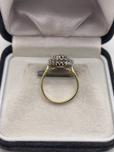 Load image into Gallery viewer, 18ct gold diamond cluster ring
