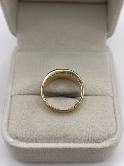 9ct gold blue John ring