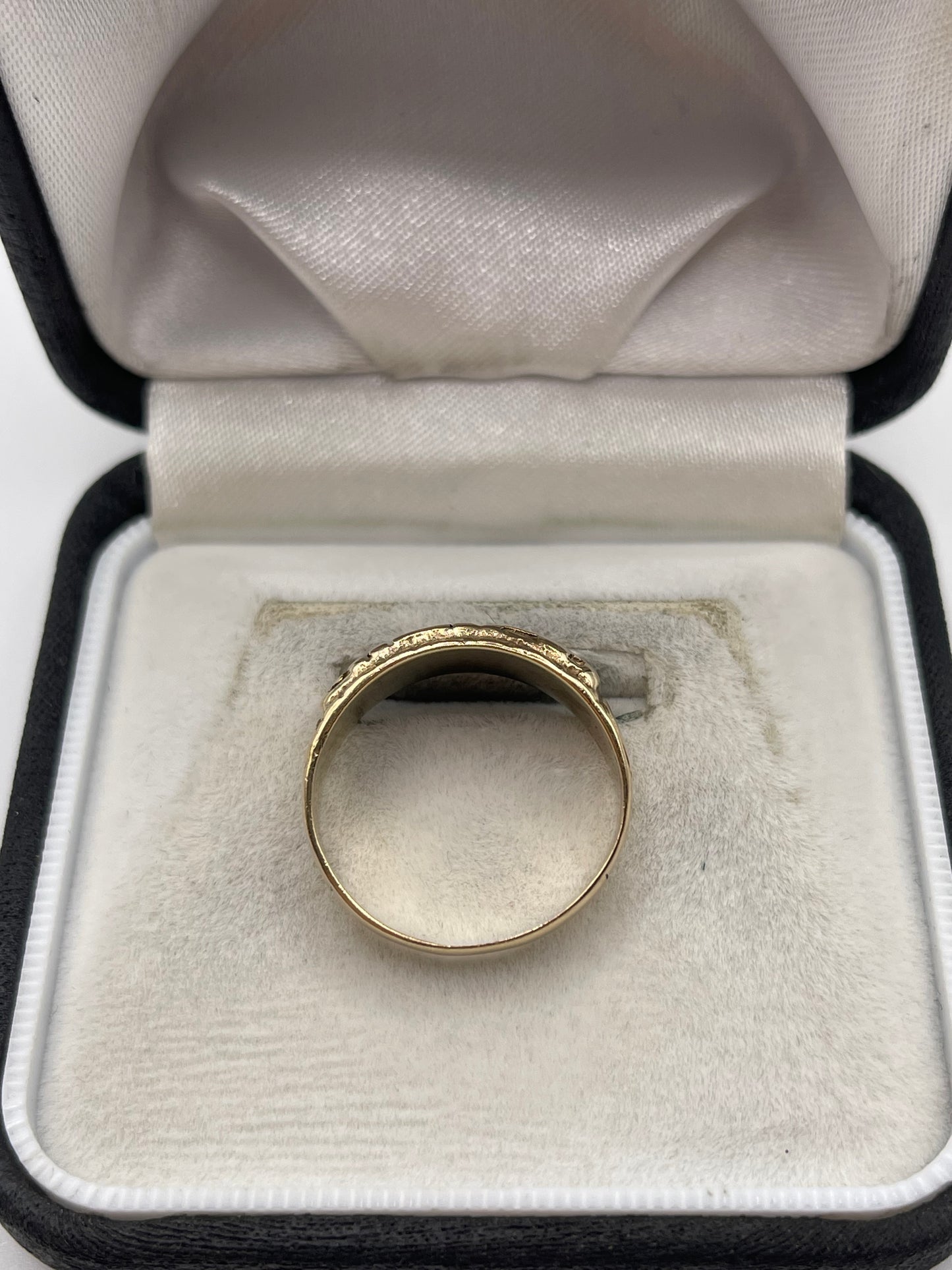 9ct gold mizpah ring