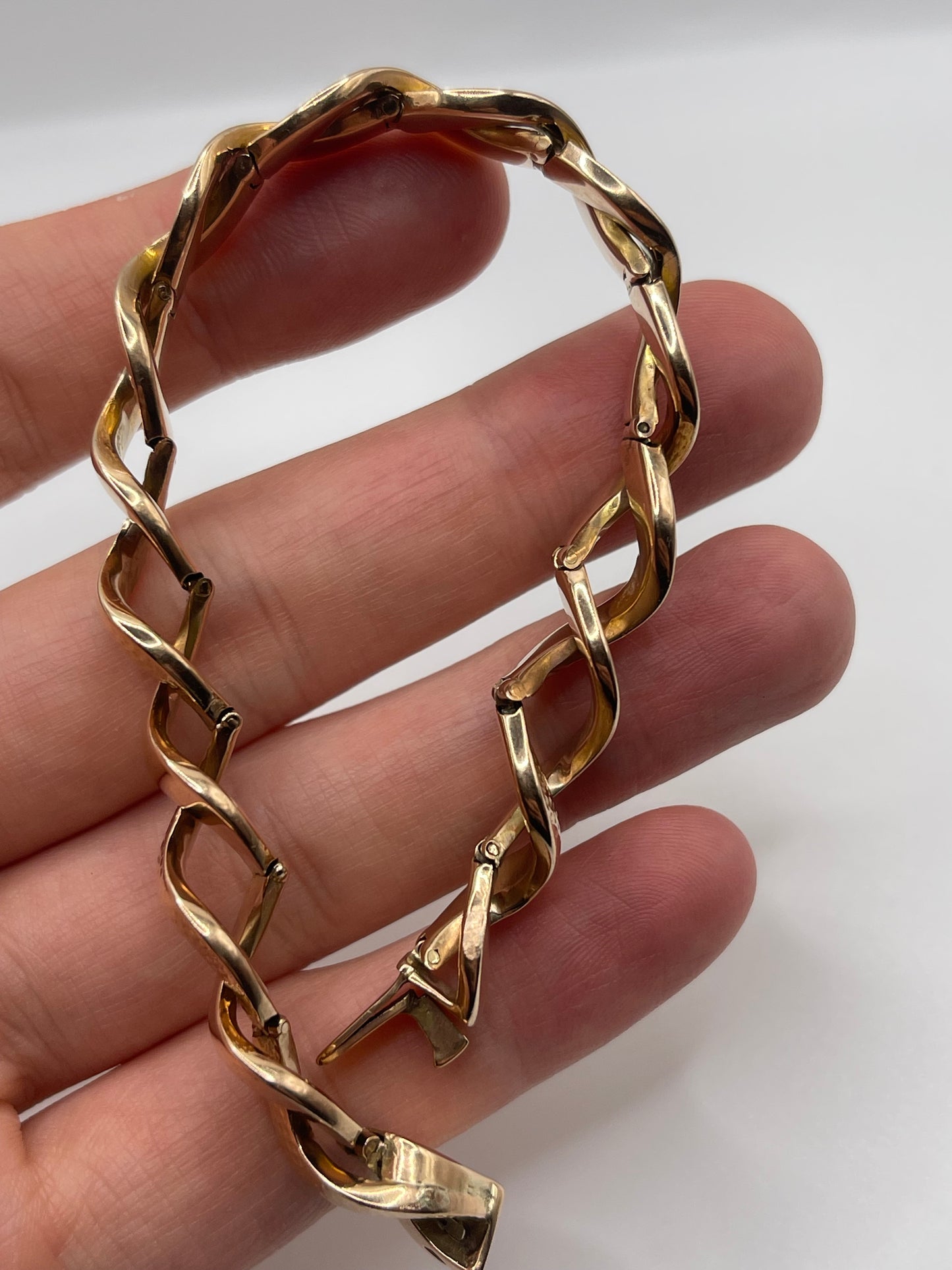 9ct rose gold bracelet