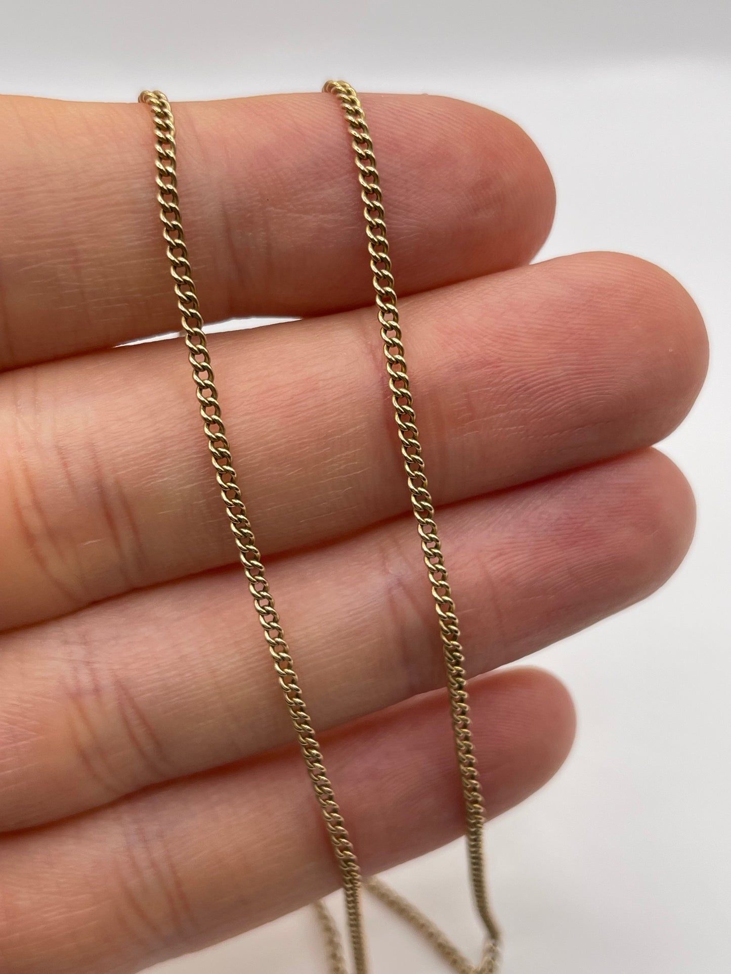 Antique 9ct rose gold chain 492