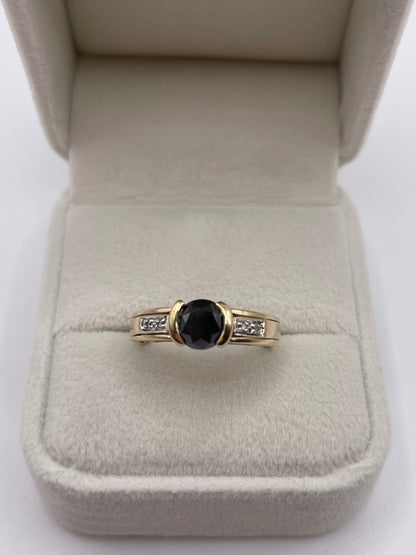 9ct gold diamond ring