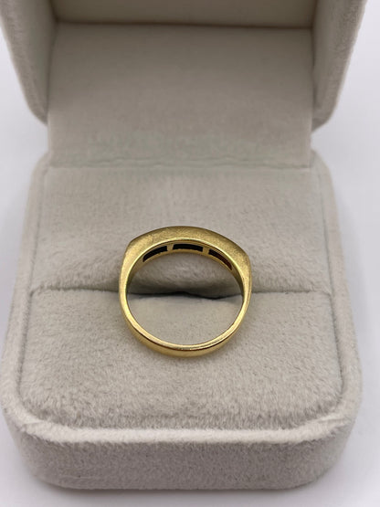 18ct gold 50 point diamond ring