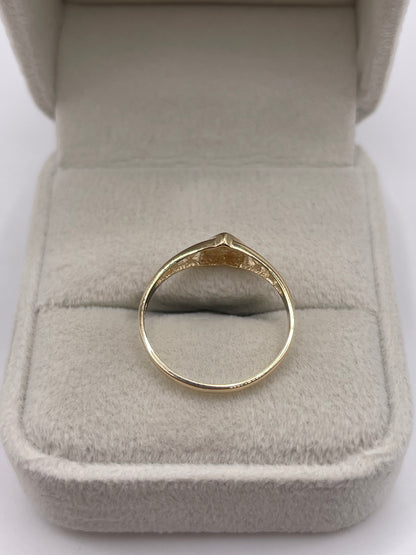 9ct gold heart ring