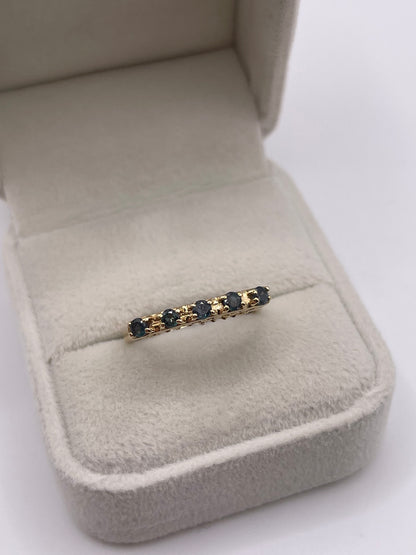 9ct gold alexandrite ring