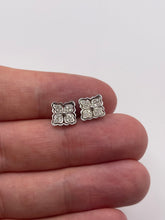 Load image into Gallery viewer, 18ct white gold diamond earrings
