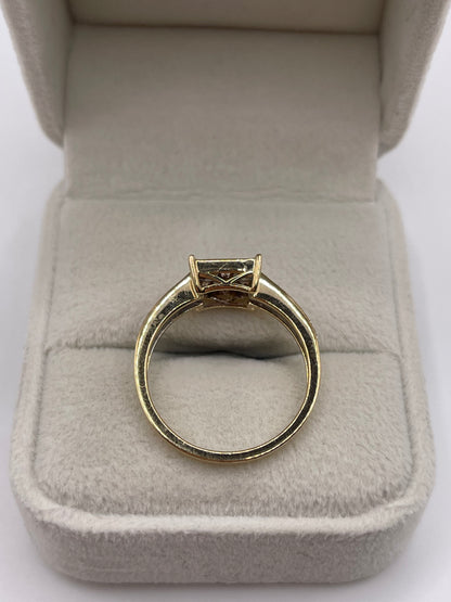 9ct gold diamond cluster ring