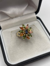 Load image into Gallery viewer, 9ct gold sapphire and diamond ring
