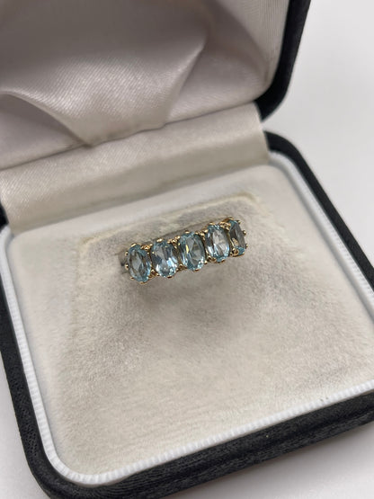 9ct gold topaz ring