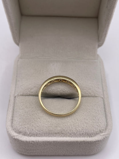 9ct gold amethyst ring