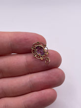 Load image into Gallery viewer, 9ct gold amethyst pendant
