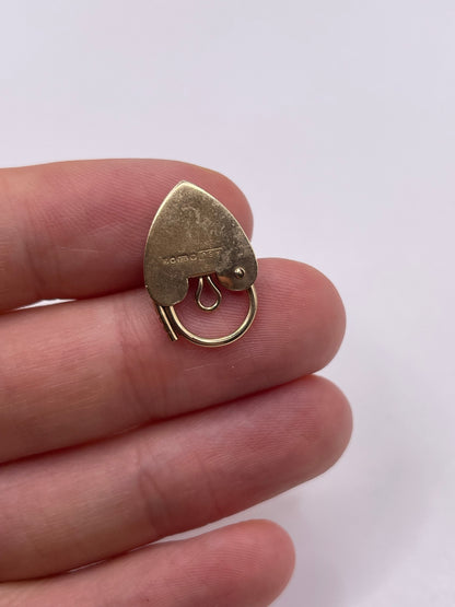 9ct gold padlock 9