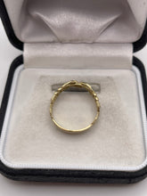 Load image into Gallery viewer, 9ct gold double buckle ring
