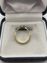 Load image into Gallery viewer, Antique 18ct gold diamond cluster ring

