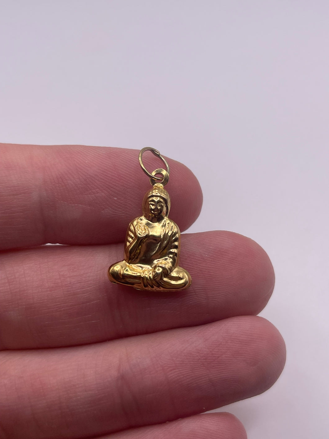 9ct gold Buddha charm