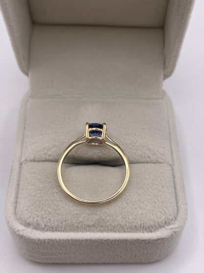 9ct gold tanzanite ring