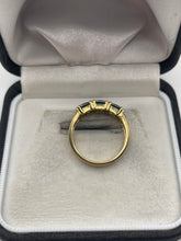Load image into Gallery viewer, 9ct gold topaz and diamond ring
