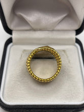 Load image into Gallery viewer, 18ct gold snake ring
