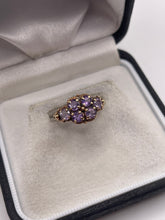 Load image into Gallery viewer, 9ct gold amethyst ring
