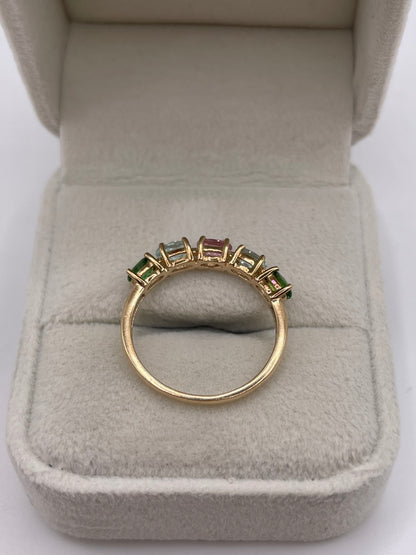 9ct gold tourmaline ring