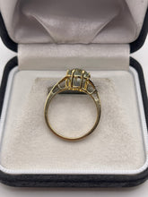 Load image into Gallery viewer, Glenn Lehrer 9ct gold green amethyst and diamond ring
