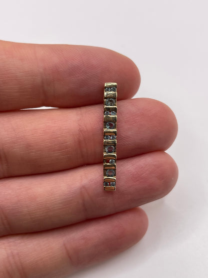 9ct gold alexandrite pendant