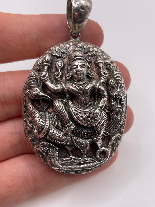 Antique 19th century silver locket