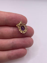 Load image into Gallery viewer, 9ct gold iolite pendant
