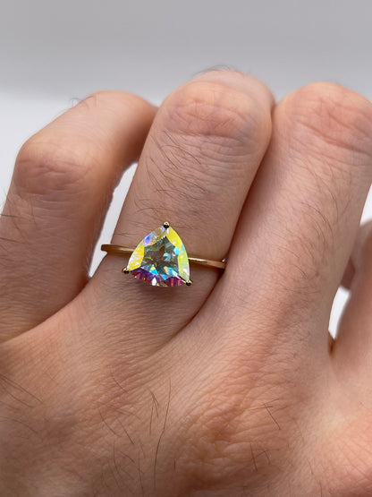 9ct gold turquoise ring