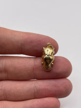 Load image into Gallery viewer, 9ct gold enamelled owl charm
