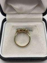 Load image into Gallery viewer, 9ct gold aquamarine ring
