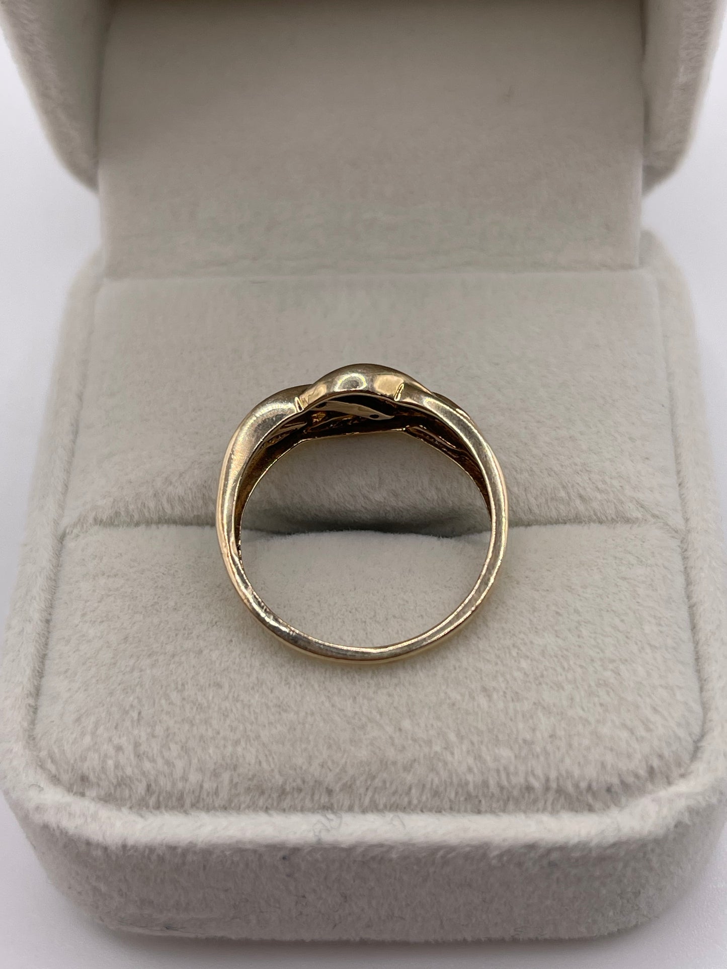 9ct gold diamond cluster ring
