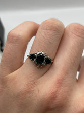 Load image into Gallery viewer, 18ct gold sapphire and diamond ring
