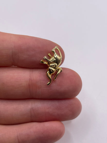 14ct gold elephant charm